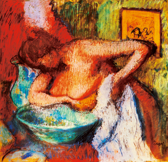  埃德加·德加 Edgar Degas—— 洗浴的裸女 (27)